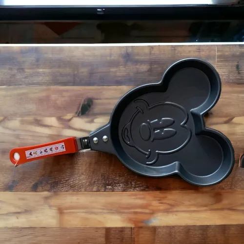 Sarten Para Hot Cakes De Mickey Mouse Disney Original/nuevo Color Negro