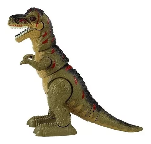 Dinossauro de Brinquedo Tiranossauro Rex - Emite Som e Luz com