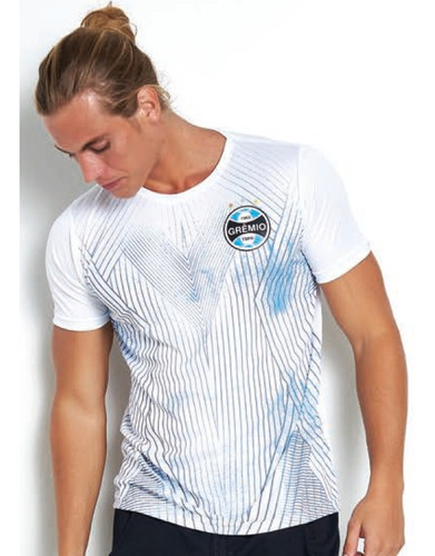 Camiseta Grêmio Dry Fit Licenciada Estampada Mmt 510376