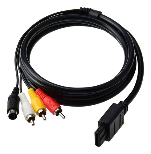 Cable Video Rca Svideo Consola Compatible Snes, N64