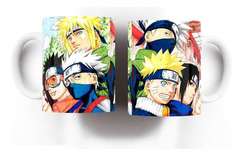 Naruto, Equipo 7 Taza Anime Personalizada Modelo 10