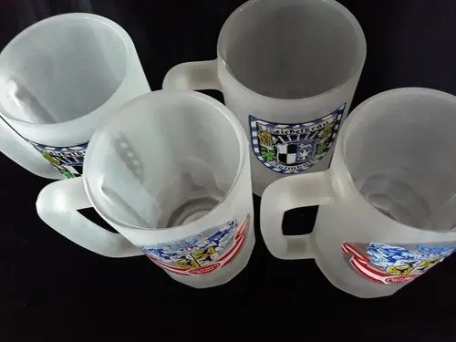Jarras Cerveceras De Vidrio. Cc. (Usado)