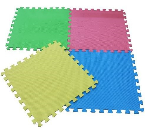 Alfombra De Goma Eva X4, 4 Colores