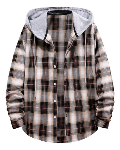 Chaqueta P Coat Para Hombre Con Capucha Y Estampado Celular,