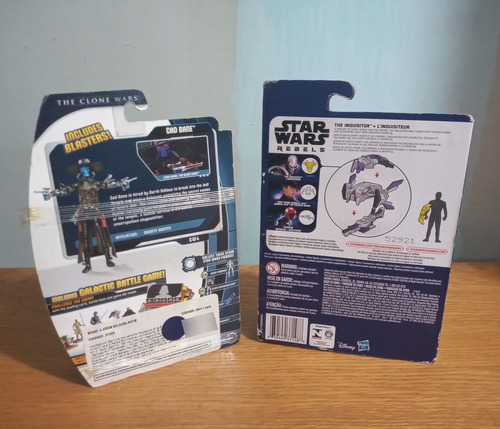Star Wars Figura Cad Bane E Inquisidor (Usado)