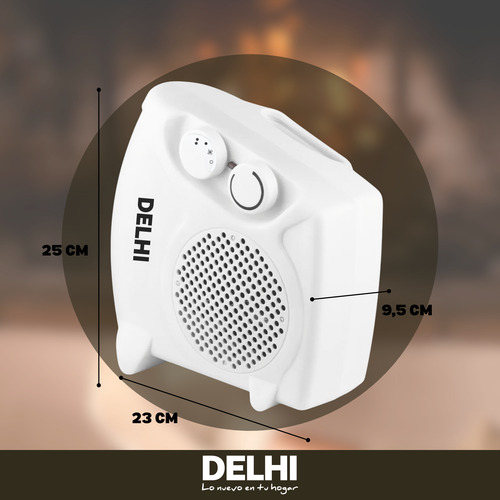 Caloventor Eléctrico Dual Delhi 2000w Combo X 10 Mayorista