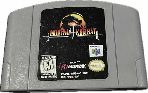 Mortal Combat Nintendo 64 (Reacondicionado)