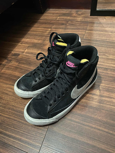 Nike Blazer, Negras Con Plateado