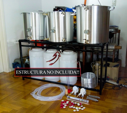 Kit Equipo Fabrica Cerveza Artesanal Herms 50 505070