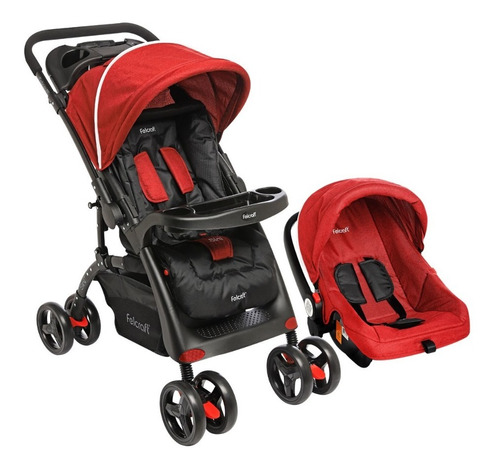  Coche Paseo Con Huevito Rider Sini Felcraft Rojo Carrito 