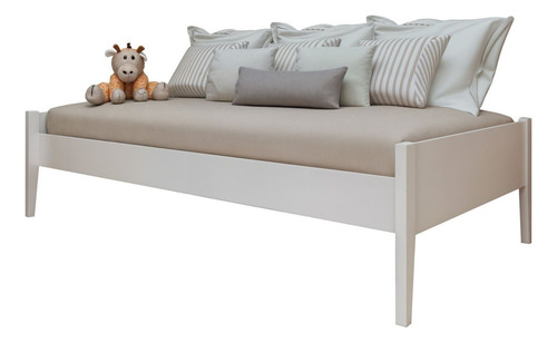 Cama Infantil Babá Clean 90cm Em Madeira Maciça Hjwt
