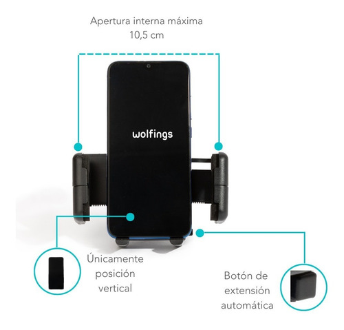 Imagen 2 de 10 de Soporte Holder Brazo Flexible Sopapa Ideal Auto Celular Gps