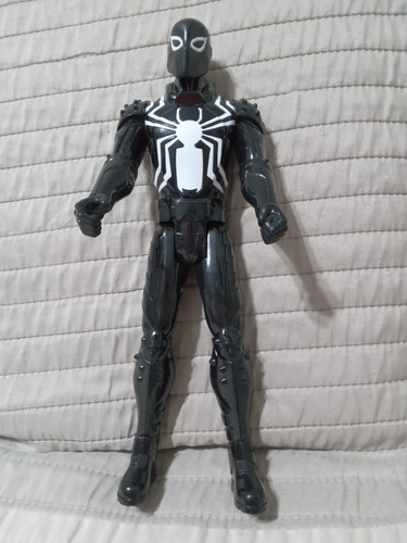Muñeco Hombre Araña Negro 30cm