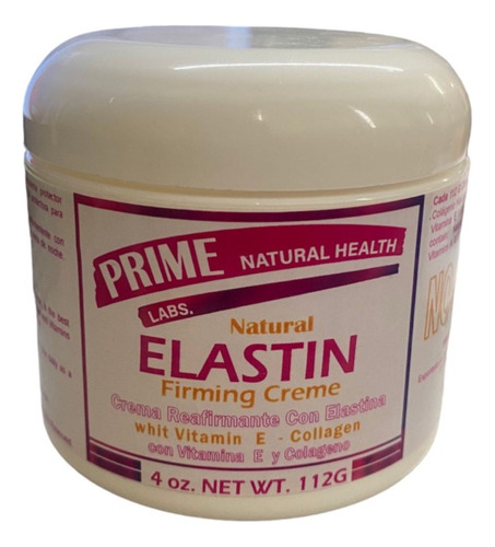 Crema Rearfirmante Con Elastina Vitamina E Y Colageno Prime