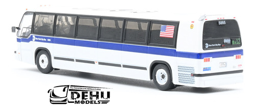 Autobús Escala 1/87 Tmc Rts Transit Bus New York Mta 87-0395