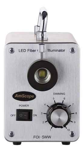 Amscope Led-50w 50w Led Iluminador De Fibra Óptica En Frío