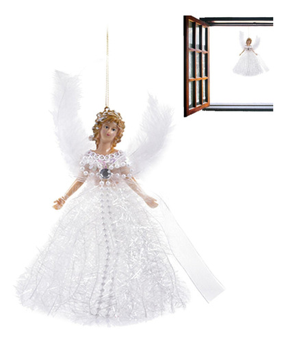 Muñeco Colgante Ángel Decoración Árbol Navidad 22 X 13 Cm