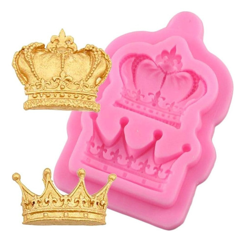 Moldes Silicona Corona Tiara Antiadherente Fondant De Tartas