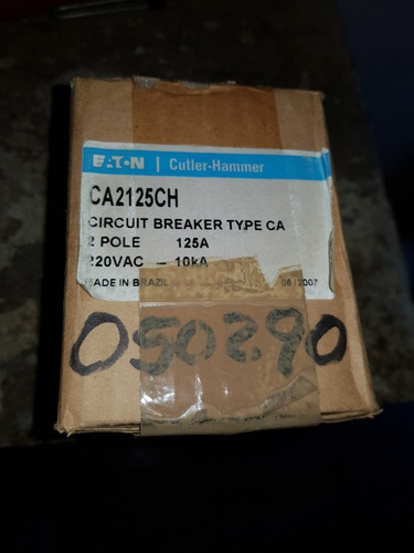Imagen 3 de 5 de Breaker 2x125a Marca Cuttler Hammer