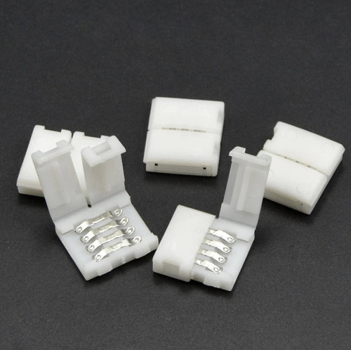 Conector Emenda Rápida P/ Fita De Led 4 Vias 10mm 5050