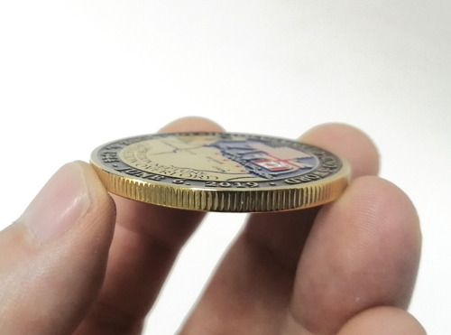 Moneda Militar, Conmemorativa Día D 6 Junio 1944, Dorada