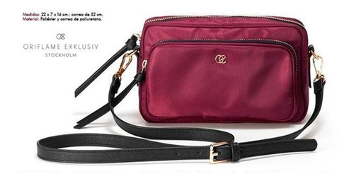Imagen 4 de 5 de Oriflame Bolso Correa Guinda Haga Crossbody Bag
