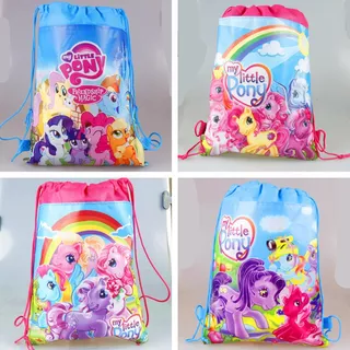 Mochila Com Cordão Em Tecido Não Tecido My Little Pony