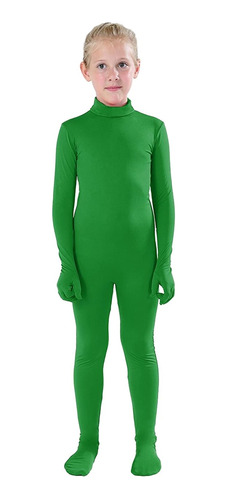 Disfraces De Body Enterizo  Estilo Zentai Verde Talla M