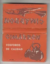 Comprar Antigua Caja De Fosforos Cimarron Uruguay Coleccionables