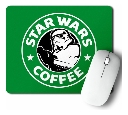 Mouse Pad Star Wars Coffee (d1390 Boleto.store)