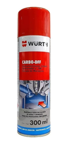 Limpia Carburador Wurth Carbo Off 300ml