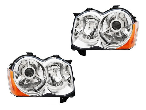 Par De Faros Grand Cherokee 2008-2009-2010 Tipo Xenon Eagle