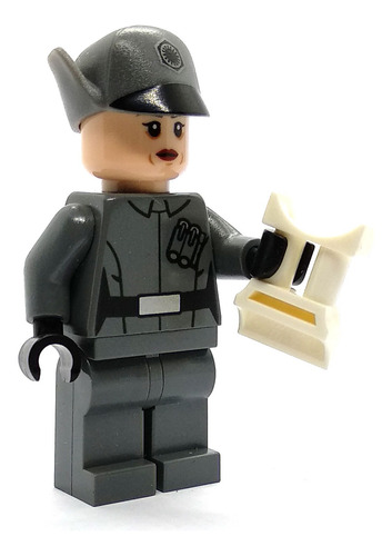 Lego 75104 First Order Officer Mujer Lieutenant Minifigura (Usado)