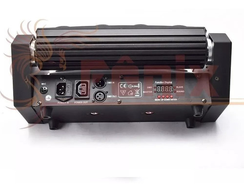 4 Spider Moving Beam 8 Leds De 12w Quadriled Rgbw Dmx Bivolt