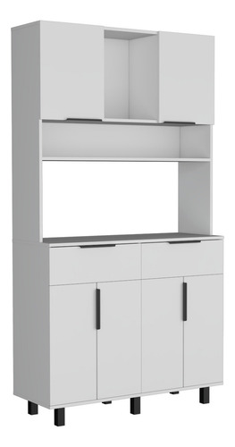 Alacena Oshawa 105 X197 Rta Blanco