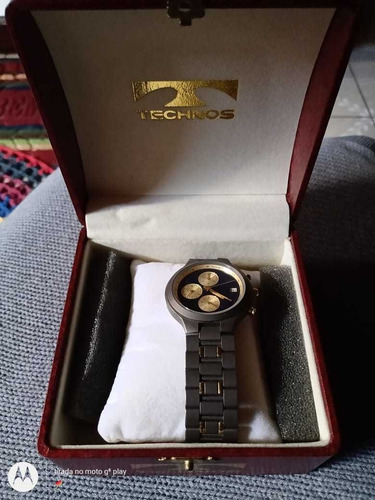 Relogio Technos Titânio, Modelo Antigo Completo, Semi Novo