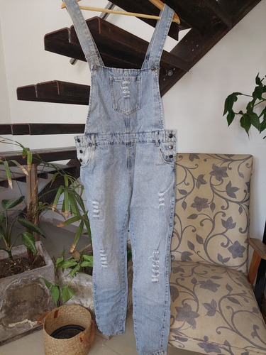 Espectacular Enterito, Mono Denim, Jean Marca Muaa Talle 1