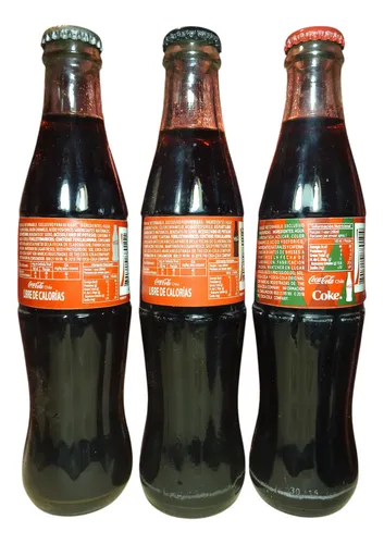 3 Botellas Coca Cola Retornables Colección Chile 2017