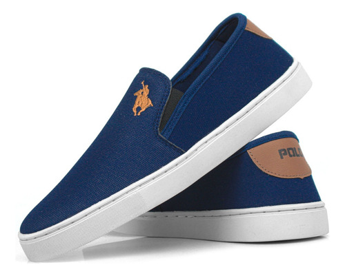 Sapatênis Masculino Casual Iate Confortável Sem Cadarço Slip