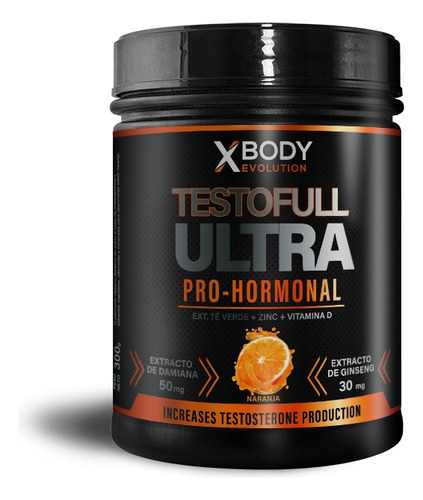 Testofull Ultra Pro-hormonal - Xbody Evolution Sabor Naranja