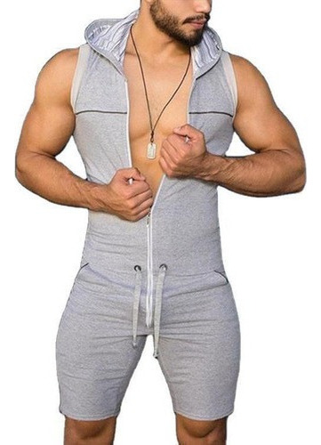 Mono Casual Con Capucha Para Hombre, Mono Sexy P