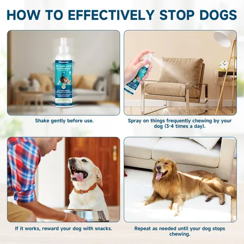 Spray De Manzana Amarga Para Perros Woyamay Stop Chewing, 20