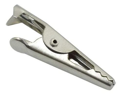 Bnafes Pinzas De Cocodrilo De 1.378 In, Color Plateado, 40 U