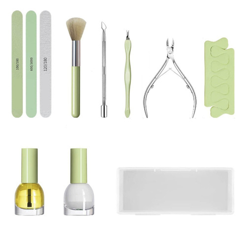 Kit De Herramientas Para Cutículas De Uñas Y Pulidor