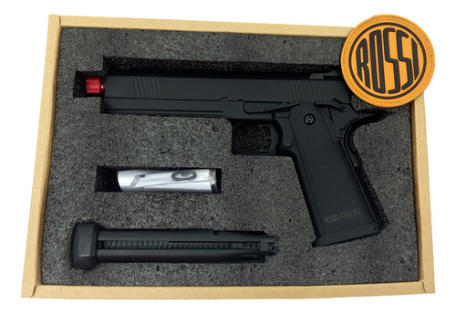 Pistola Airsoft Black Devil Hi-cap 5.1 1911 Rossi Green Gas