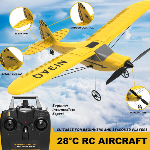 28 Avion Rc 3 Canales Control Remoto Avion Entrenador Ai...