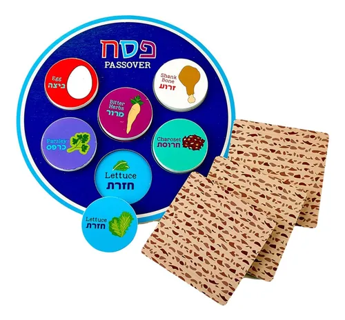 Rite Lite Deluxe Wooden Seder Plate Pascua De Pascua Para Tu