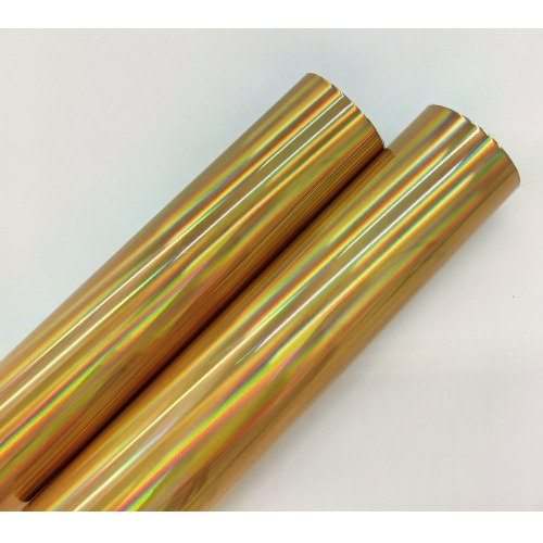 Papel Foil Para Hot Stamping Rainbow Oro Rollo 32 Cm X 5 Ibi