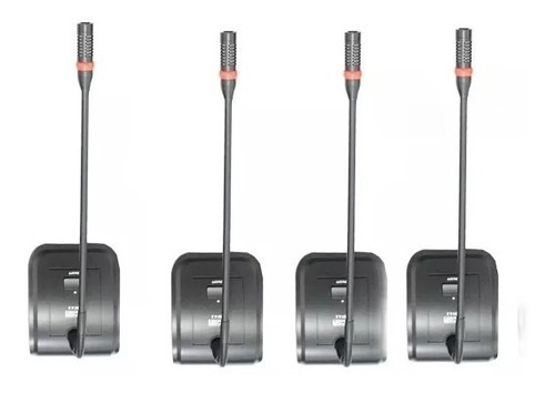 Sistema 12 Microfones Csr Gooseneck Sem Fio 840-b Preto 840b