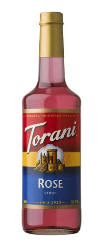 Torani Jarabe Para Bebidas Sabor Rosas 750ml